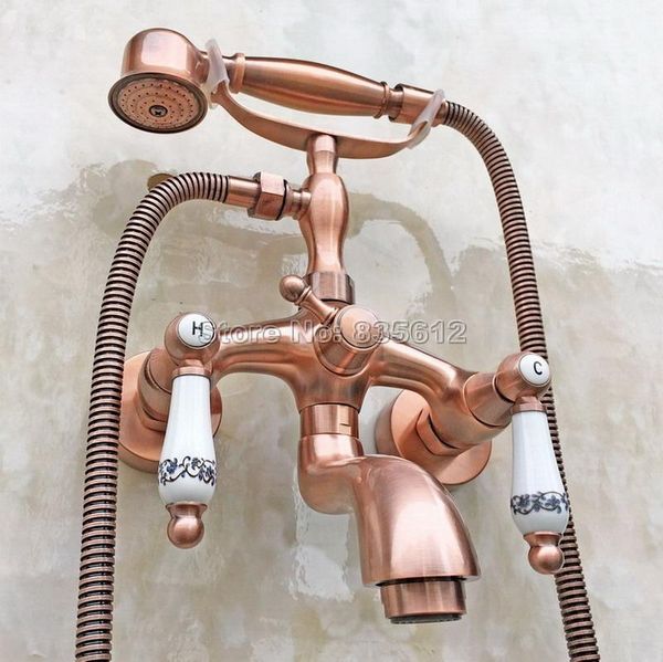 antique red copper handheld shower head bath tub faucet wall mounted bathroom dual ceramic handles mixer tap wtf802 sets
antique red copper handheld shower head bath tub faucet wall mounted bathroom dual ceramic handles mixer tap wtf802 sets