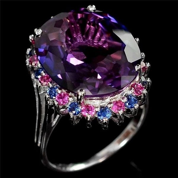 design womens fashion rings sunflower fine charms purple cubic multifaceted crystal oval ring wedding party gift, Slivery;golden
design womens fashion rings sunflower fine charms purple cubic multifaceted crystal oval ring wedding party gift, Slivery;golden