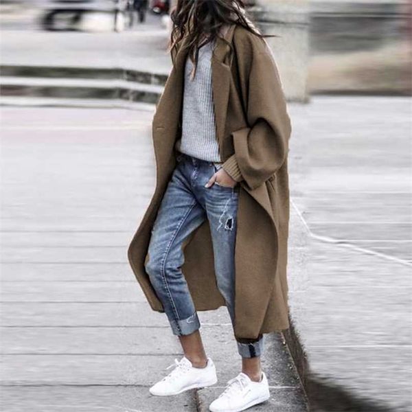 autumn winter office lady lapel long sleeve jacket elegant women double-sided wool coats fashion high street long overcoat 211110, Black
autumn winter office lady lapel long sleeve jacket elegant women double-sided wool coats fashion high street long overcoat 211110, Black