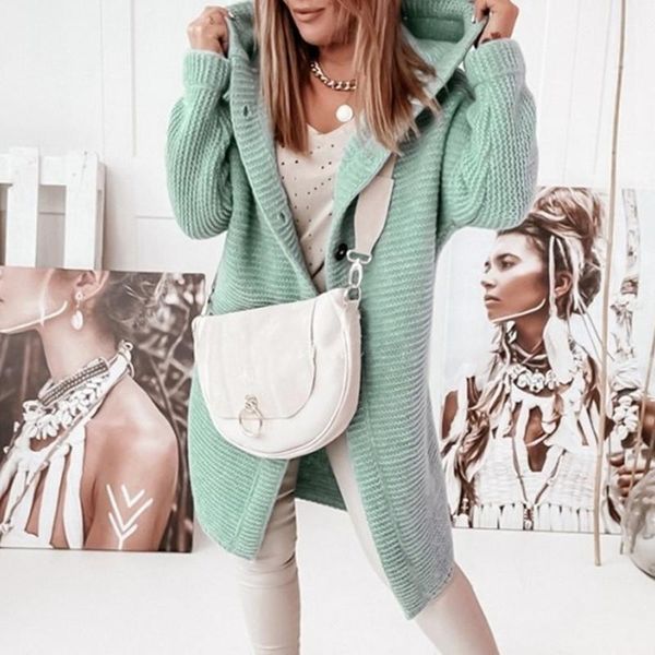 women's knits & tees winter knitted cardigan sweater ladies long sleeve solid loose button soft oversized femme hooded 2021, White
women's knits & tees winter knitted cardigan sweater ladies long sleeve solid loose button soft oversized femme hooded 2021, White