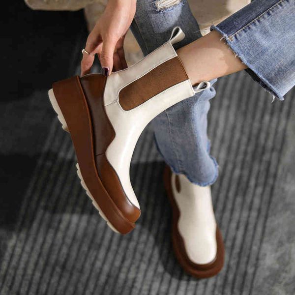 dress shoes qutaa 2022 plataforma de couro genuÃno tornozelo botas dedo do pé redondo inverno sapatos femininos deslizamento na praça med ca, Black
dress shoes qutaa 2022 plataforma de couro genuÃno tornozelo botas dedo do pé redondo inverno sapatos femininos deslizamento na praça med ca, Black