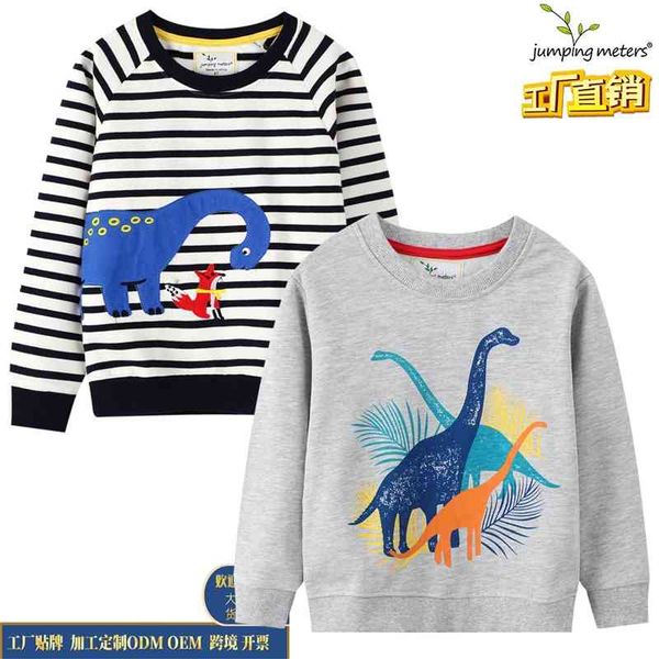 jumpingmeters winter boys' wear dinosaur cartoon long sleeved children's sweaters, Black;white
jumpingmeters winter boys' wear dinosaur cartoon long sleeved children's sweaters, Black;white