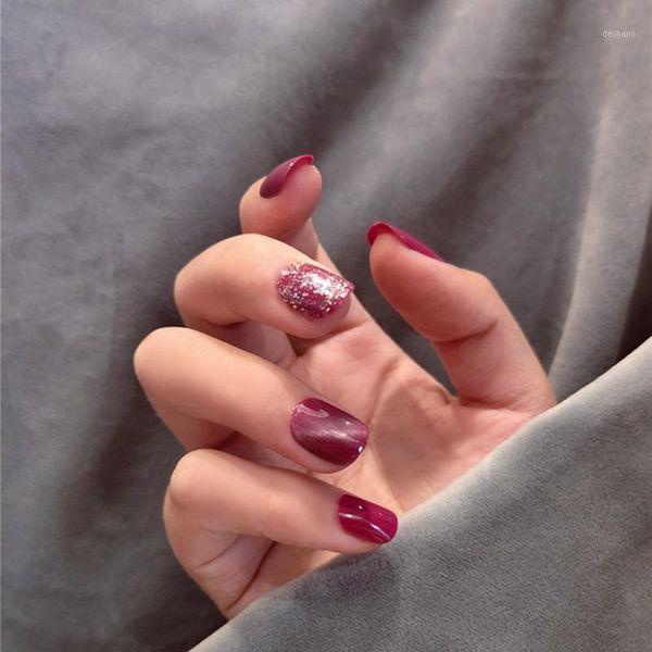 24pcs mysterious cat eye nail patch wearable detachable waterproof false nails art supplies hjl20211, Red;gold
24pcs mysterious cat eye nail patch wearable detachable waterproof false nails art supplies hjl20211, Red;gold