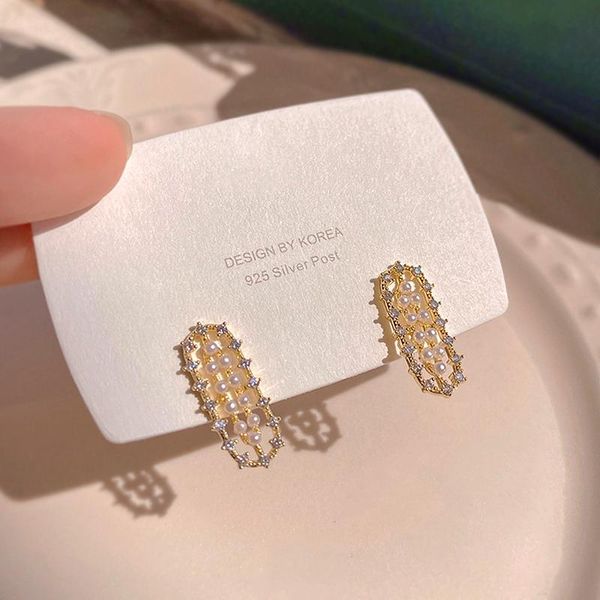stud trendy 14k real gold plated geometric pearls earrings for women girl jewelry zirconia s925 silver needle party gift, Golden;silver
stud trendy 14k real gold plated geometric pearls earrings for women girl jewelry zirconia s925 silver needle party gift, Golden;silver