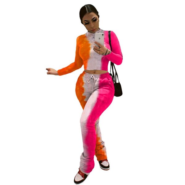 tie dye tracksuit women autumn 2 piece pants sets women casual stacked sweatpants set two piece outfits for women matching sets, Black;white
tie dye tracksuit women autumn 2 piece pants sets women casual stacked sweatpants set two piece outfits for women matching sets, Black;white