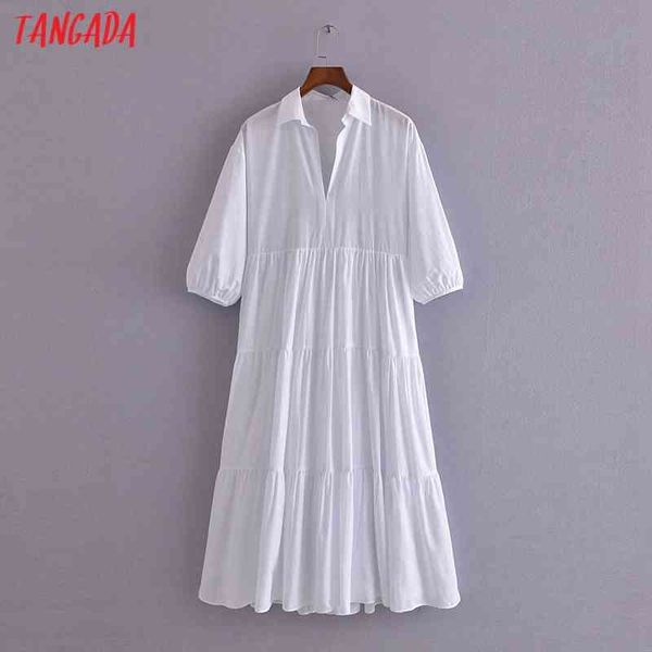 summer women white long shirt puff short sleeve ladies casual pleated dress vestidos 3h250 210416, Black;gray
summer women white long shirt puff short sleeve ladies casual pleated dress vestidos 3h250 210416, Black;gray