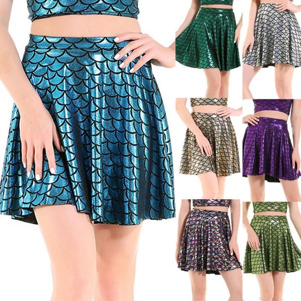 skirts women's casual fashion shiny metallic flared pleated a-line mini skirt fish scale print performance, Black
skirts women's casual fashion shiny metallic flared pleated a-line mini skirt fish scale print performance, Black