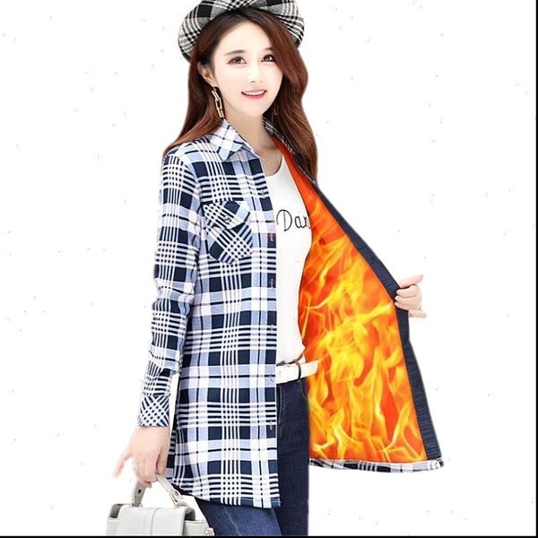 velvet thick warm long womens shirts plaid full sleeve xxxl winter check blouse blusas femininas chemise autumn, White
velvet thick warm long womens shirts plaid full sleeve xxxl winter check blouse blusas femininas chemise autumn, White