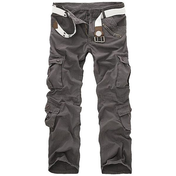 men cargo pants casual long trousers loose multi pocket camouflage military men's street joggers plus size 44 210715, Black
men cargo pants casual long trousers loose multi pocket camouflage military men's street joggers plus size 44 210715, Black