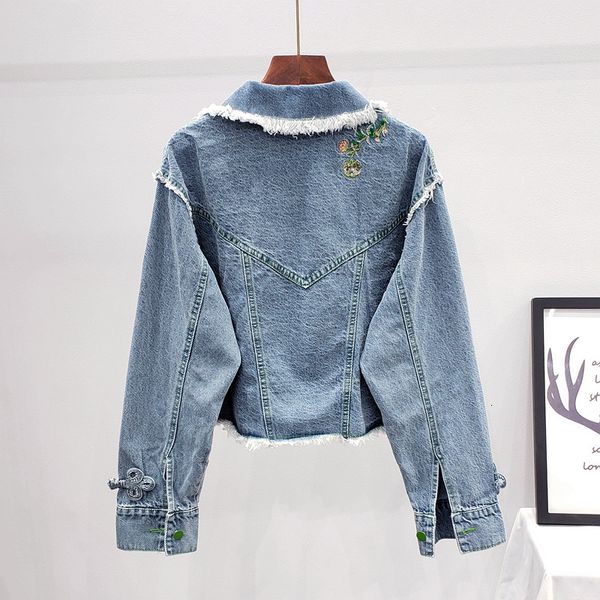 women's jackets autumn casual harajuku denim vintage woman's jacket unique breasted outerwear loose fitting embroidered sequins sh, Black;brown
women's jackets autumn casual harajuku denim vintage woman's jacket unique breasted outerwear loose fitting embroidered sequins sh, Black;brown