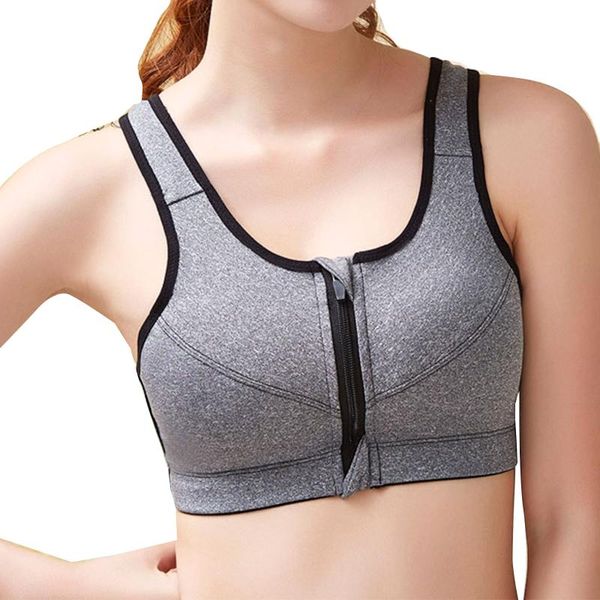 bras plus size women active workout sport bra solid front zipper adjustable removable pads without underwire breathable shockproo, Red;black
bras plus size women active workout sport bra solid front zipper adjustable removable pads without underwire breathable shockproo, Red;black