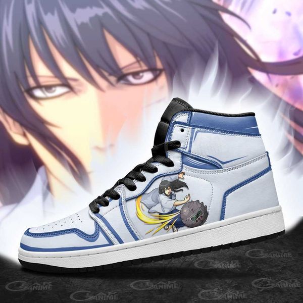 katsura kotaro sneakers gintama custom anime shoes high basketball shoes non slip