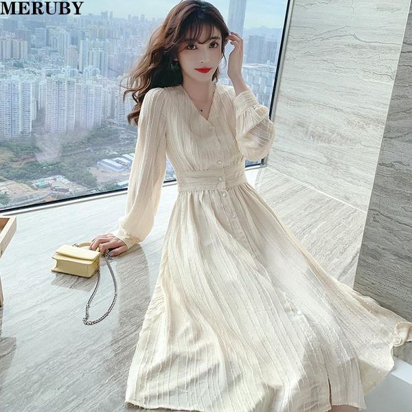 casual dresses spring autumn elegant beading chiffon dress for women full sleeve v-neck long pleated plus size korean vestido mujer, Black;gray
casual dresses spring autumn elegant beading chiffon dress for women full sleeve v-neck long pleated plus size korean vestido mujer, Black;gray