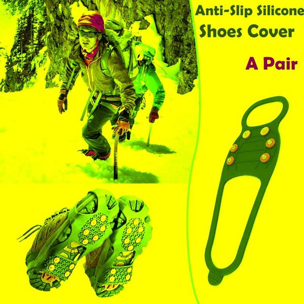 2pcs 10 tooth non slip shoe cover portable climbing studs ice gripper antiskid snow shoes cleat outdoor accessories#3 cords, slings and webb
2pcs 10 tooth non slip shoe cover portable climbing studs ice gripper antiskid snow shoes cleat outdoor accessories#3 cords, slings and webb