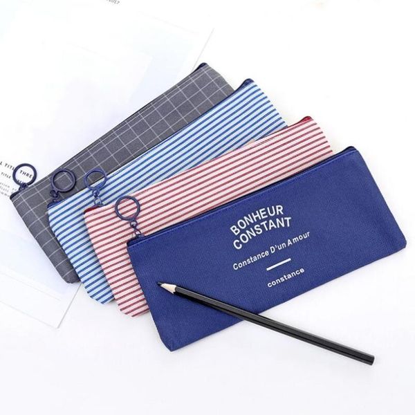 pencil cases 1pc clearance sale stripes pattern canvas bag stationery storage case kids students gift supplies
pencil cases 1pc clearance sale stripes pattern canvas bag stationery storage case kids students gift supplies