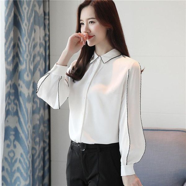 women's blouses & shirts women 2021 spring autumn fashion long sleeve thin female casual chiffon shirt ladies single breasted loose u26, White
women's blouses & shirts women 2021 spring autumn fashion long sleeve thin female casual chiffon shirt ladies single breasted loose u26, White
