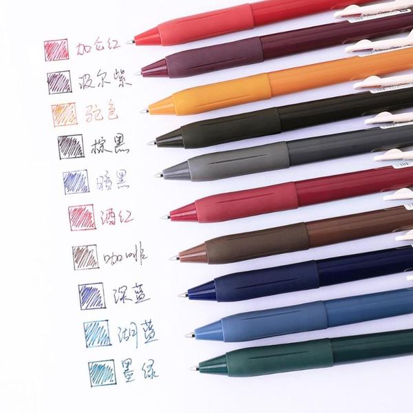 gel pens 5pcs/set retro color retractable pen ballpoint 0.5mm multi roller ball for writing journal diary office school
gel pens 5pcs/set retro color retractable pen ballpoint 0.5mm multi roller ball for writing journal diary office school