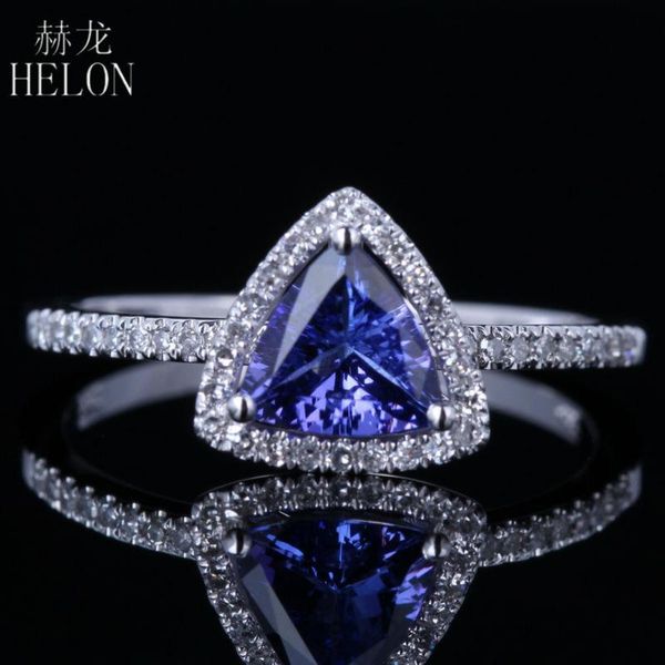 cluster rings helon solid 10k white gold flawless 6mm trillion 0.7ct tanzanite pave 0.2ct diamonds engagement wedding ring women fine jewelr, Golden;silver
cluster rings helon solid 10k white gold flawless 6mm trillion 0.7ct tanzanite pave 0.2ct diamonds engagement wedding ring women fine jewelr, Golden;silver