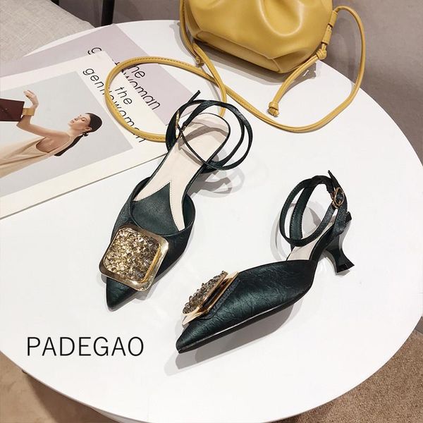 dress shoes 2021 women sandals green solid casual high-heeled crystal buckle strap women's, Black
dress shoes 2021 women sandals green solid casual high-heeled crystal buckle strap women's, Black