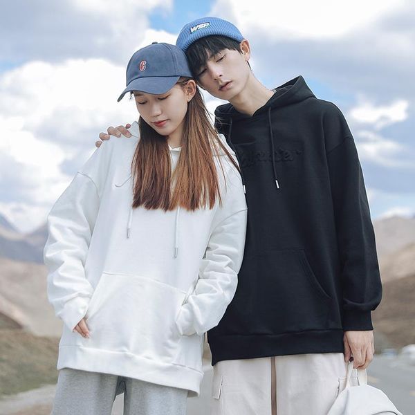 men's hoodies & sweatshirts tfetters hooded couple sweatshirt 2021 autumn casual solid color loose men embossed craft coat clothing, Black
men's hoodies & sweatshirts tfetters hooded couple sweatshirt 2021 autumn casual solid color loose men embossed craft coat clothing, Black