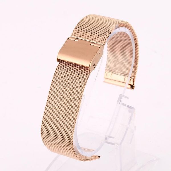 watch bands 12-24mm women men stainless steel metal milanese watchband band strap bracelet black rose gold silver accessories*, Black;brown
watch bands 12-24mm women men stainless steel metal milanese watchband band strap bracelet black rose gold silver accessories*, Black;brown