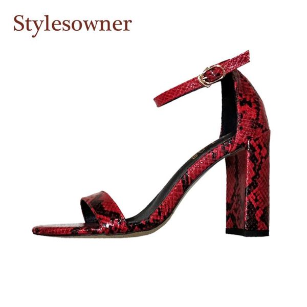 stylesowner elegant women one word strap sandals 8cm 10cm chunky heel snakeskin opne toe concise gladiator sandalia female, Black
stylesowner elegant women one word strap sandals 8cm 10cm chunky heel snakeskin opne toe concise gladiator sandalia female, Black