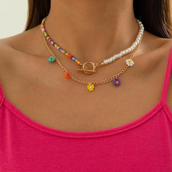 chains flower necklace woman multicolor beads necklaces women fashion ot buckle clavicle chain charms couples retro alloy naszyjnik, Silver
chains flower necklace woman multicolor beads necklaces women fashion ot buckle clavicle chain charms couples retro alloy naszyjnik, Silver