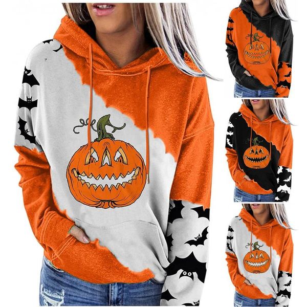 women's hoodies & sweatshirts fashion ladies long sleeve hooded sweatshirt women pocket halloween colourblock printed sudadera de melio, Black
women's hoodies & sweatshirts fashion ladies long sleeve hooded sweatshirt women pocket halloween colourblock printed sudadera de melio, Black