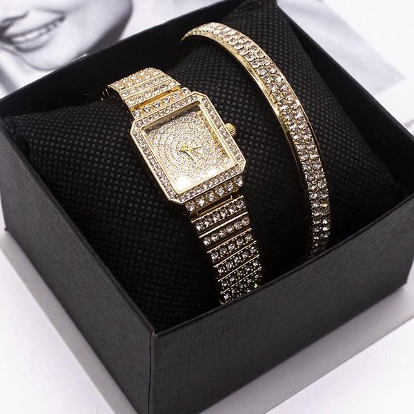wristwatches fashion 2pcs set women watches luxury steel band rhinestone watch ladies quartz wristwatch bracelet gift sets dress, Slivery;brown
wristwatches fashion 2pcs set women watches luxury steel band rhinestone watch ladies quartz wristwatch bracelet gift sets dress, Slivery;brown