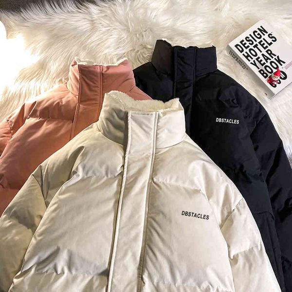 men's down & parkas large graphic letter of the women men parka fashion male streetwear while thickening winter jacket women's clo, Black
men's down & parkas large graphic letter of the women men parka fashion male streetwear while thickening winter jacket women's clo, Black