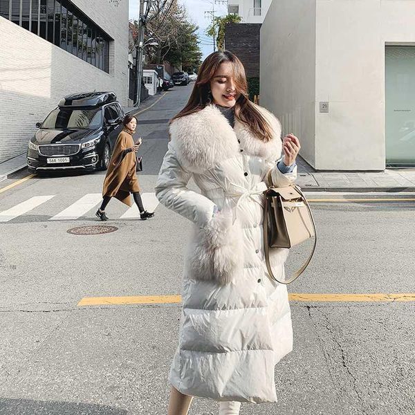 women's down & parkas parka women winter jacket white long coat big fur collar cotton womens jackets coats mujer 2021 w10d0092, Black
women's down & parkas parka women winter jacket white long coat big fur collar cotton womens jackets coats mujer 2021 w10d0092, Black