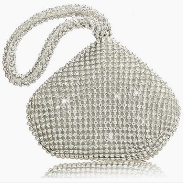 bag silver handbags pure handcraft mine shape evening bag hold in the hand portable banquet bags woman bidal wedding goods purses, Black
bag silver handbags pure handcraft mine shape evening bag hold in the hand portable banquet bags woman bidal wedding goods purses, Black