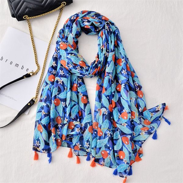 women autumn cotton viscose shawl cherry floral tassel long pashminas wrap neck stole bufandas muslim hijab snood 180*90cm, Blue;gray
women autumn cotton viscose shawl cherry floral tassel long pashminas wrap neck stole bufandas muslim hijab snood 180*90cm, Blue;gray