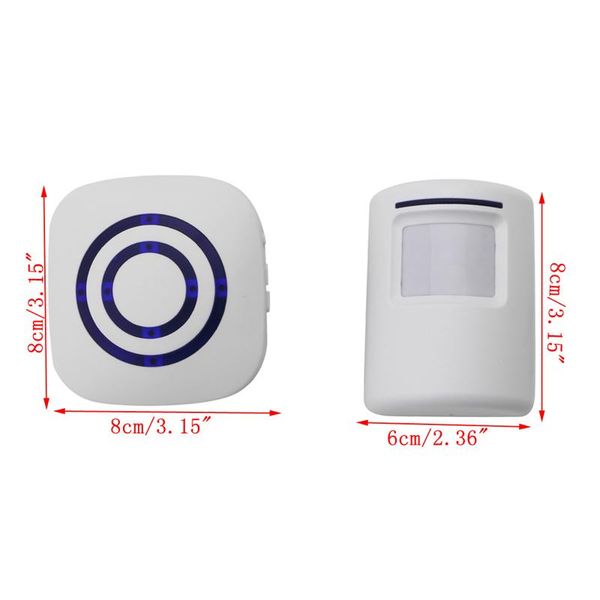 alarm systems wireless infrared motion sensor door security bell chime eu/us plug
alarm systems wireless infrared motion sensor door security bell chime eu/us plug
