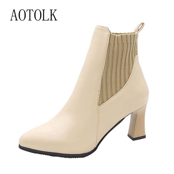 boots women ankle high heels thin short fashion pointed toe winter thick heel apricot autumn female shoes arrival, Black
boots women ankle high heels thin short fashion pointed toe winter thick heel apricot autumn female shoes arrival, Black