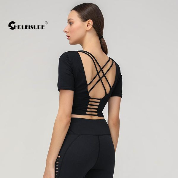 slim women's t-shirts nudity cross back with chest pad yoga running breathable quick dry sports short sleeve outfit
slim women's t-shirts nudity cross back with chest pad yoga running breathable quick dry sports short sleeve outfit