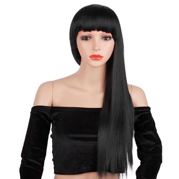 synthetic wigs liangmo long straight synthtic wig with bangs for african americans fiber hair cosplay heat resistant, Black
synthetic wigs liangmo long straight synthtic wig with bangs for african americans fiber hair cosplay heat resistant, Black