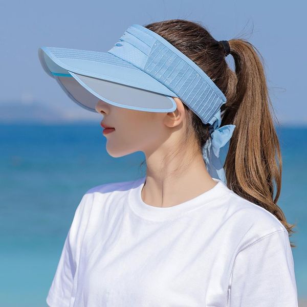 wide brim hats empty sun protection peaked cap women summer breathable pull plate retractable large anti-ultraviolet sunshade hat, Blue;gray
wide brim hats empty sun protection peaked cap women summer breathable pull plate retractable large anti-ultraviolet sunshade hat, Blue;gray