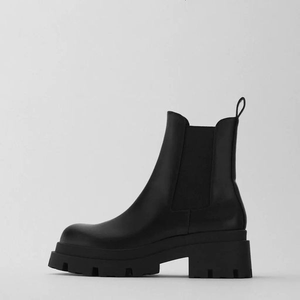 dress shoes za new women's boots thick heel black groove pattern sole flat bottom chimney chelsea short pfmo
dress shoes za new women's boots thick heel black groove pattern sole flat bottom chimney chelsea short pfmo