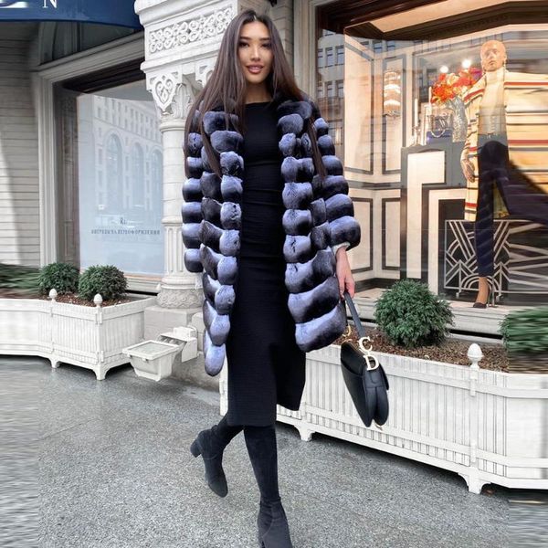 women's fur & faux long real coats winter 2021 fashion women whole skin genuine rex coat turn-down collar trendy overcoats, Black
women's fur & faux long real coats winter 2021 fashion women whole skin genuine rex coat turn-down collar trendy overcoats, Black
