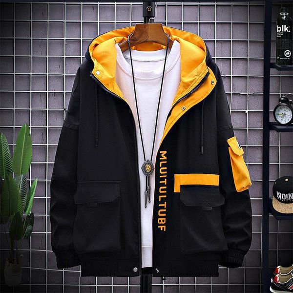 men's jackets hip hop mens hooded windbreaker jacket casual vintage color pockets track hoodie puffer coats streetwear hiphop lhkg, Black;brown
men's jackets hip hop mens hooded windbreaker jacket casual vintage color pockets track hoodie puffer coats streetwear hiphop lhkg, Black;brown