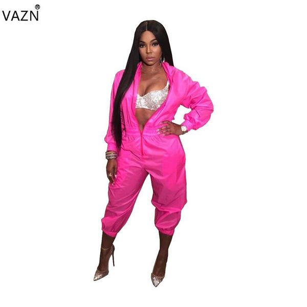 women's jumpsuits & rompers vazn autumn high street fashion casual style women romper solid full sleeve lady bodycon tracksuit long sd9, Black;white
women's jumpsuits & rompers vazn autumn high street fashion casual style women romper solid full sleeve lady bodycon tracksuit long sd9, Black;white