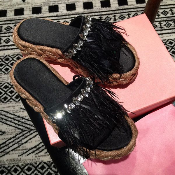 chevron raffia sandals new summer 2020 comfortable flat toe square head rhinestone slippers with original box size 34-40, Black
chevron raffia sandals new summer 2020 comfortable flat toe square head rhinestone slippers with original box size 34-40, Black