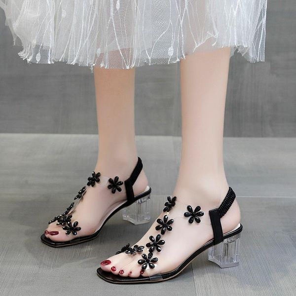 sandals 2021 clear heels female shoe med block high girls plastic medium beige comfort rhinestone summer back strap scandals, Black
sandals 2021 clear heels female shoe med block high girls plastic medium beige comfort rhinestone summer back strap scandals, Black