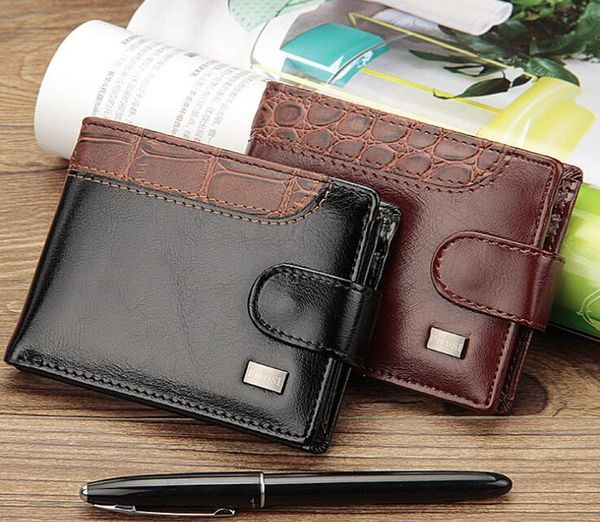 men vintage patchwork wallet pu leather hasp design cross bi-fold with coin pocket wallets, Red;black
men vintage patchwork wallet pu leather hasp design cross bi-fold with coin pocket wallets, Red;black