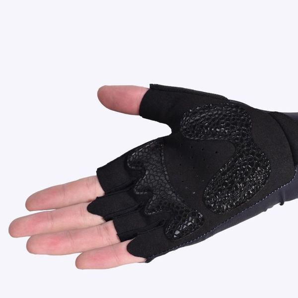 cycling gloves half finger non-slip padded riding short open glove soft elastic sports fitness hand wear too789, Black
cycling gloves half finger non-slip padded riding short open glove soft elastic sports fitness hand wear too789, Black