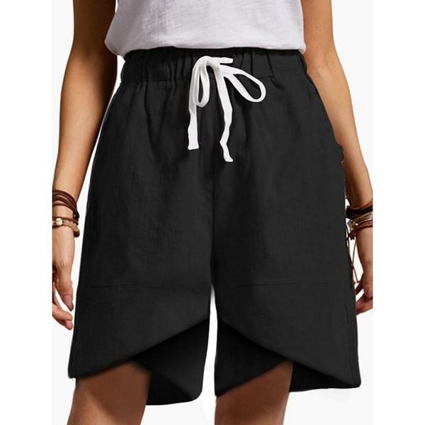women's shorts women cotton line with high waist summer loose wide leg knee length straight short female plus size #t1q, White;black
women's shorts women cotton line with high waist summer loose wide leg knee length straight short female plus size #t1q, White;black