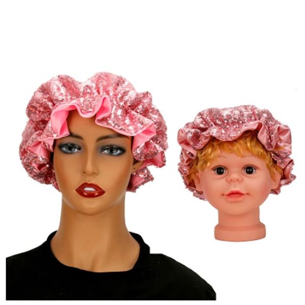 party hats europe style kids ladies satin elasticity sleep bonnet with sequins soft women double layer wrap wig cap night protect bonnets
party hats europe style kids ladies satin elasticity sleep bonnet with sequins soft women double layer wrap wig cap night protect bonnets