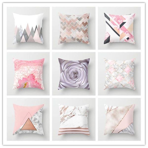 cushion covers rose gold pink polyester pillow case geometric cover pillowcase for living room sofa car home decoration cushion/decorative
cushion covers rose gold pink polyester pillow case geometric cover pillowcase for living room sofa car home decoration cushion/decorative