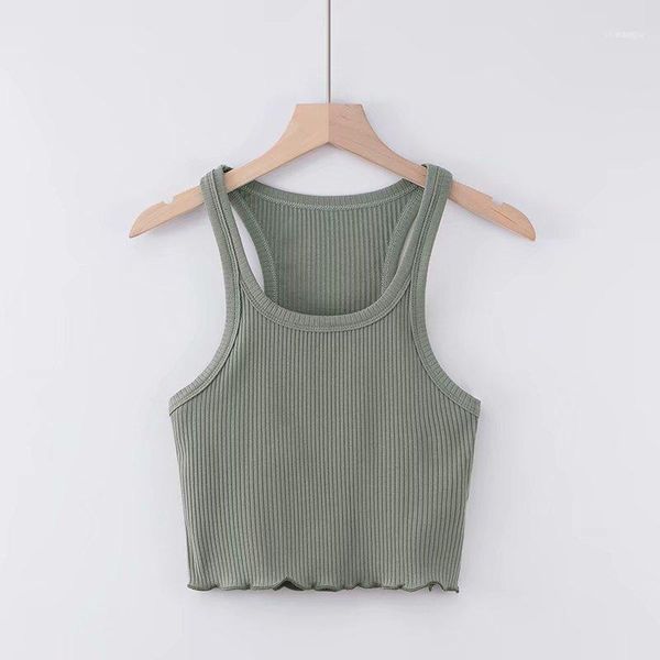 summer fashion u-neck hem wooden ear vest female, street casual short bottoming female1, White
summer fashion u-neck hem wooden ear vest female, street casual short bottoming female1, White